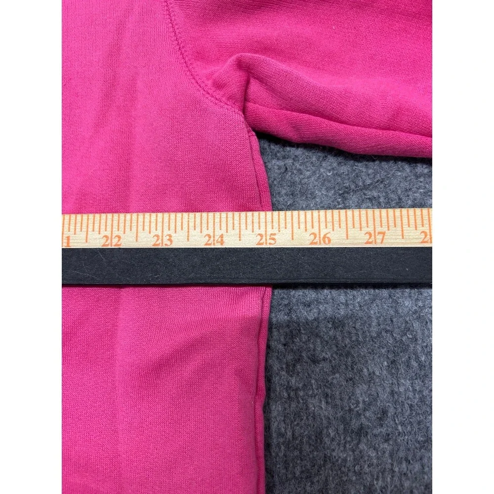 Blair Sweatshirt Womens Size 2XL Pink Mock Neck Floral Embroidered Long Sleeve